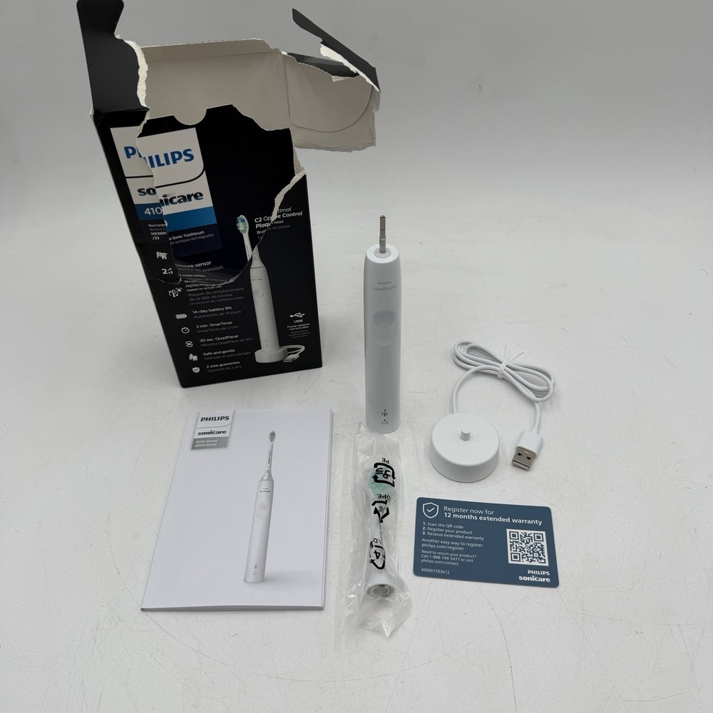 Philips Sonicare 4100 Protective Clean Electric Toothbrush Open Box